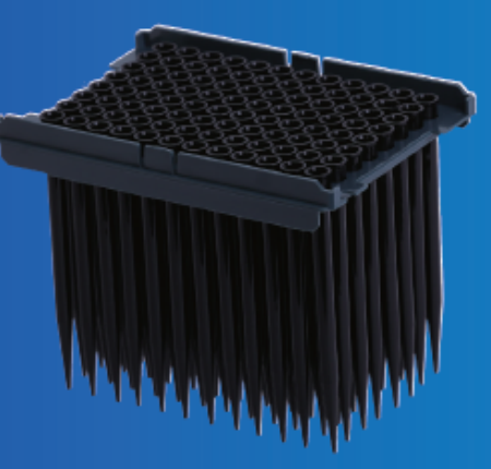 1000ul black conductive tips, sterile, filter, refill(5racks/pack,8packs/cs)